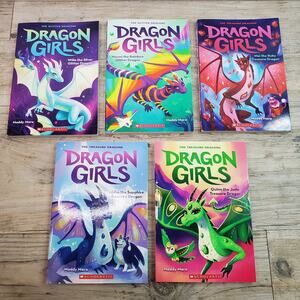 Dragon Girls Lot #2-6: Willa Quinn Aisha Mei Naomi Paperback Maddy Mara Scholast